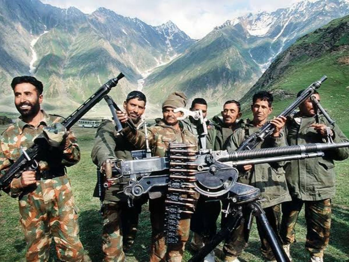 Captain Vikram Batra, during the 1999 Kargil War