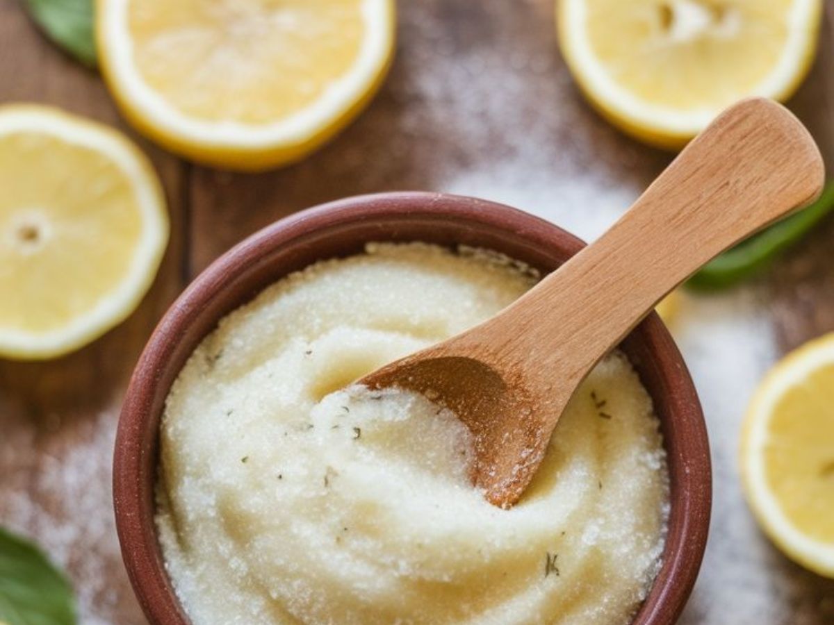 Sugar Scrub and Lemon