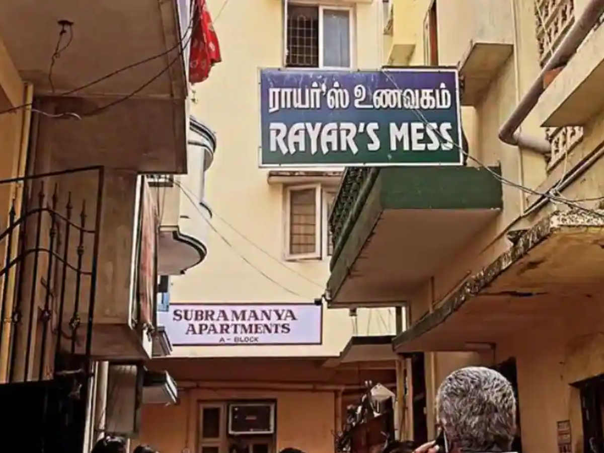 Rayar’s Mess – Chennai (Since Early 1900s)
