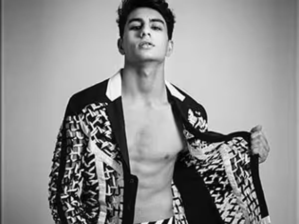 Ibrahim Ali Khan in Printed Designer Jacket