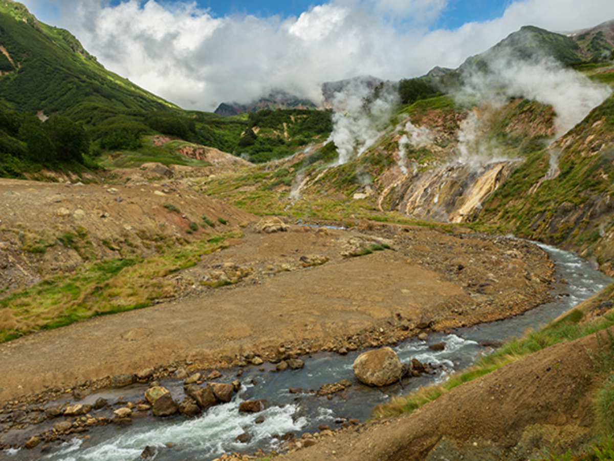 Valley of Geysers Rivers, Kamchatka, Russia