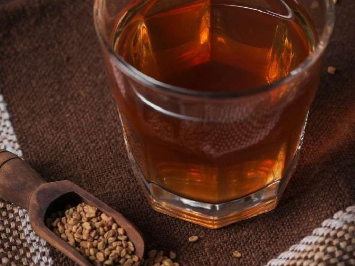 Water Infused with Fenugreek (Methi) Seeds