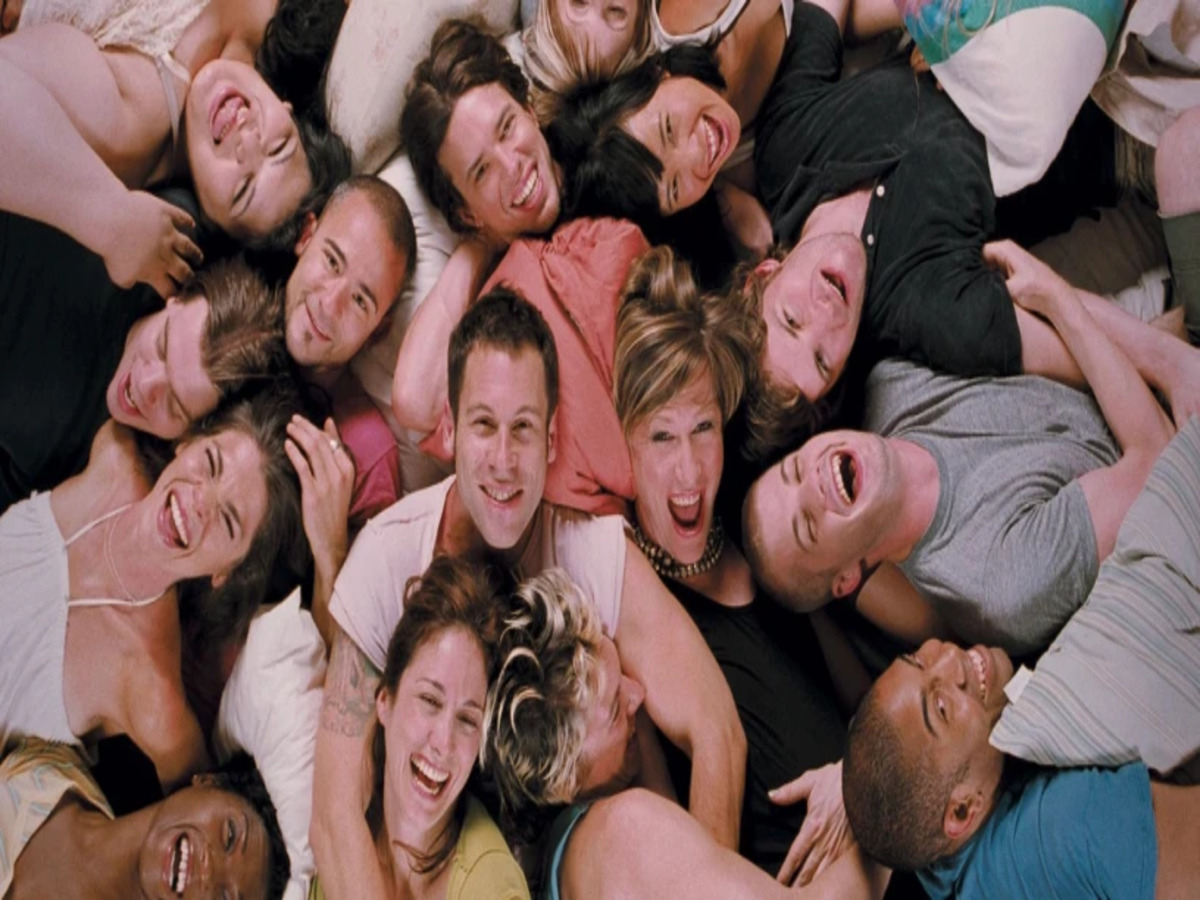 A vibrant scene from "Shortbus," highlighting the film's exploration of sexuality and human emotions.