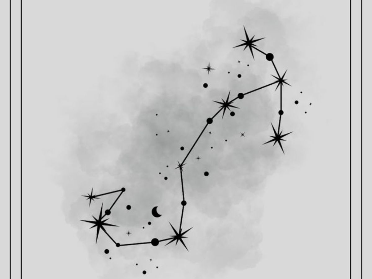 Constellation tattoo for Scorpio sign