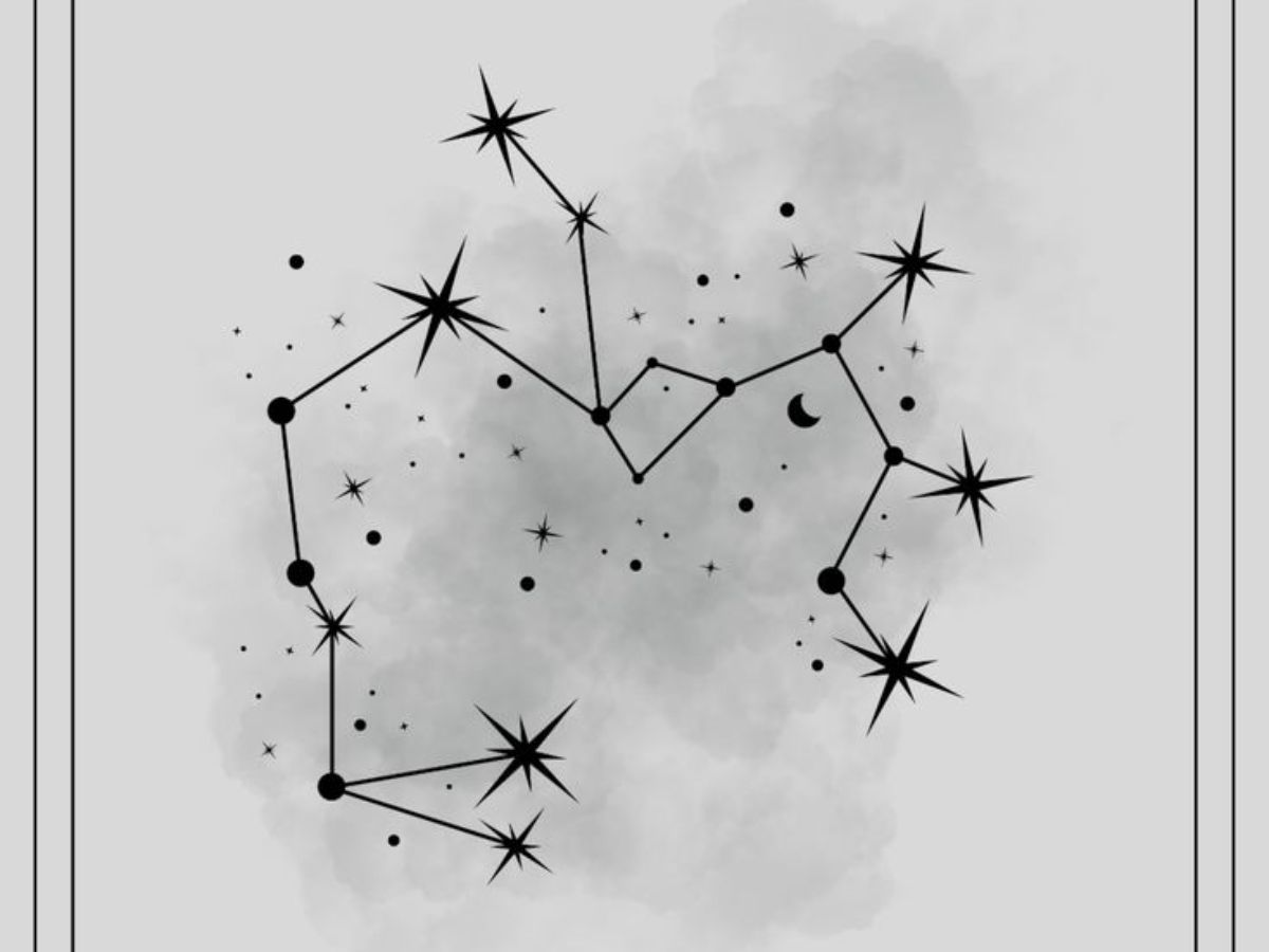 Constellation tattoo for Sagittarius sign