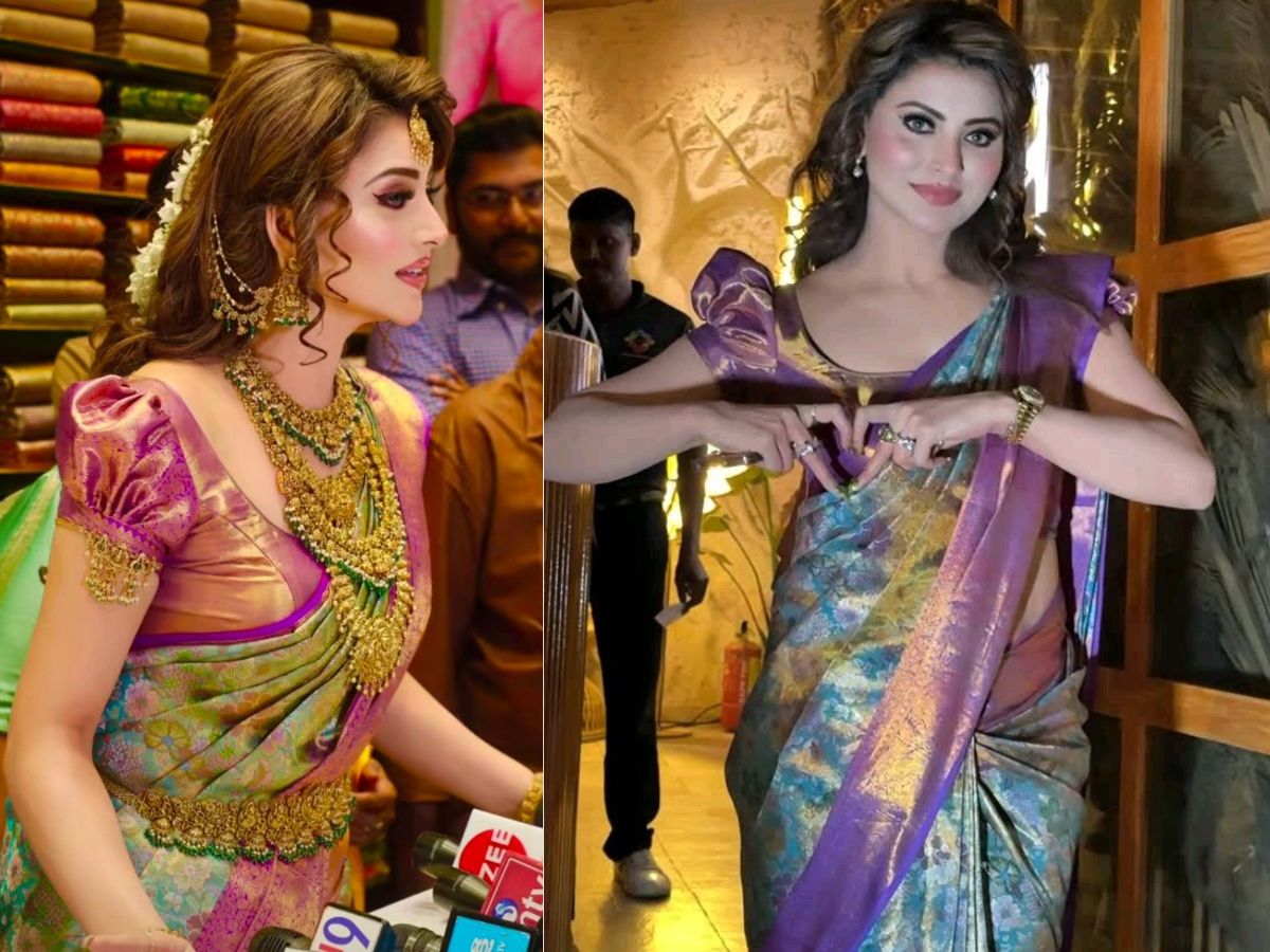 Bright traditional saree