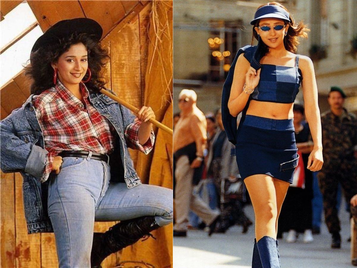 Denim-on-denim outfits