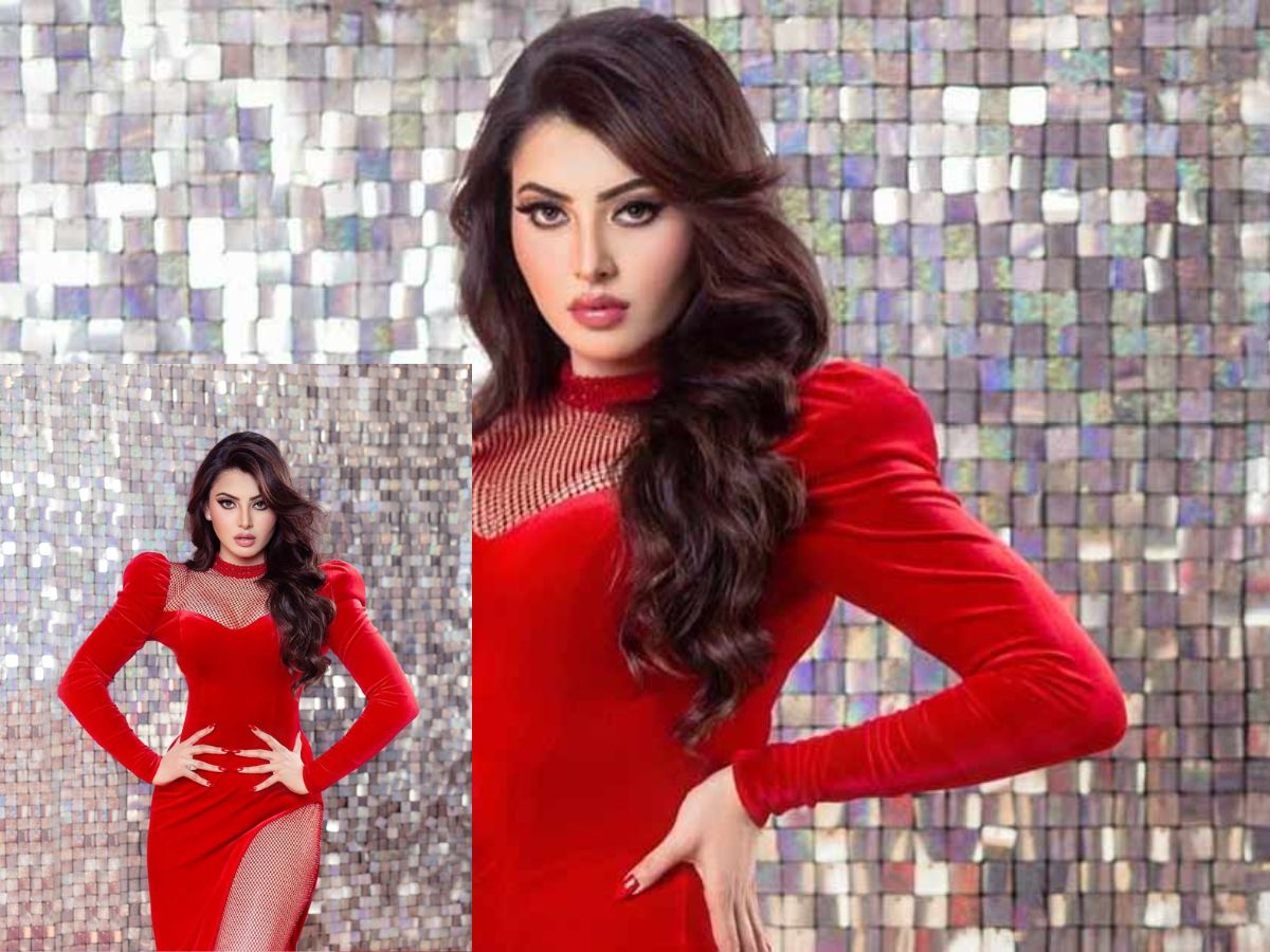 Fiery Elegance With Bold Pose