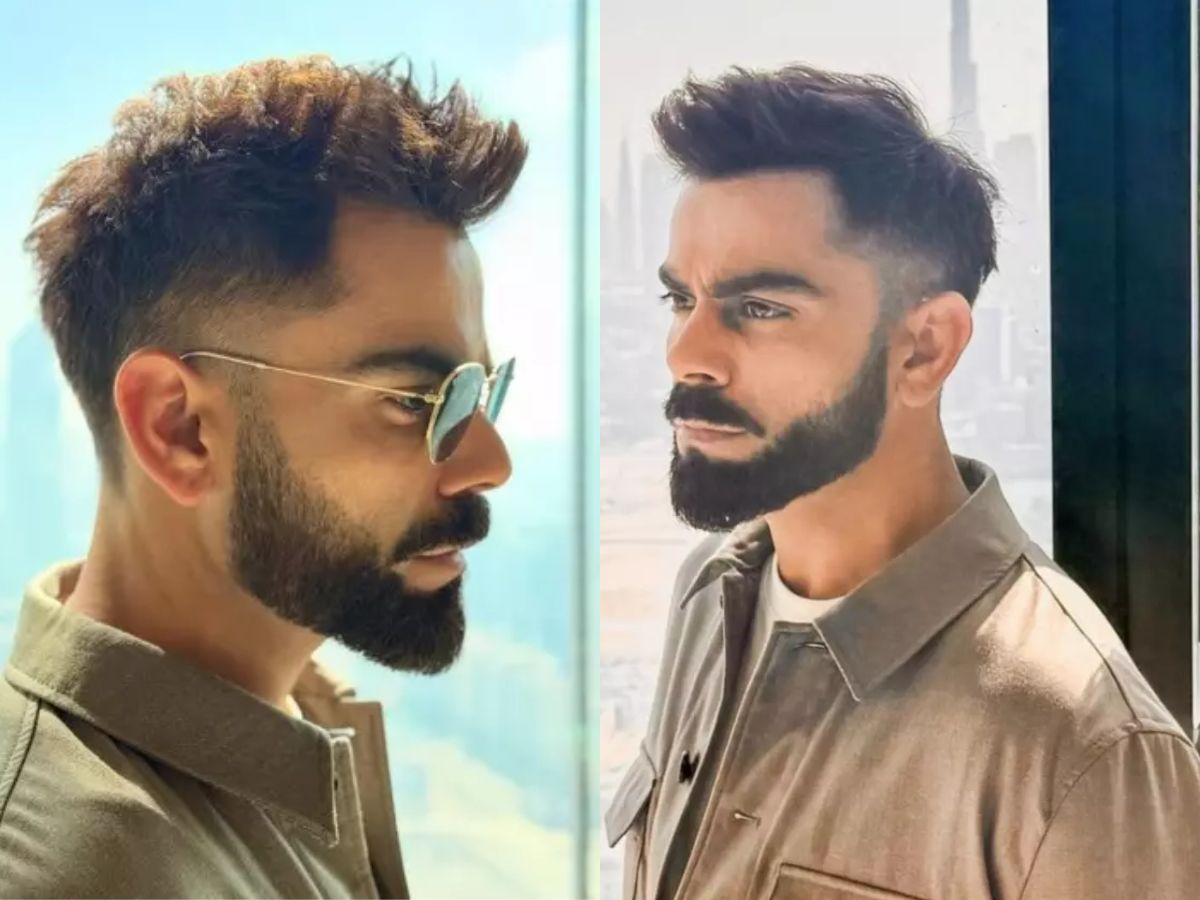 2025- Side Fade and Signature Quiff and Chiseled Beard