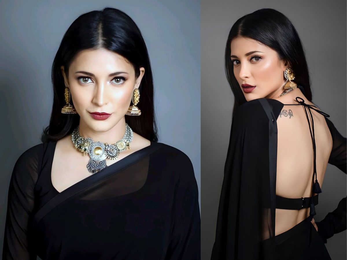 Shruti Hassan in backless