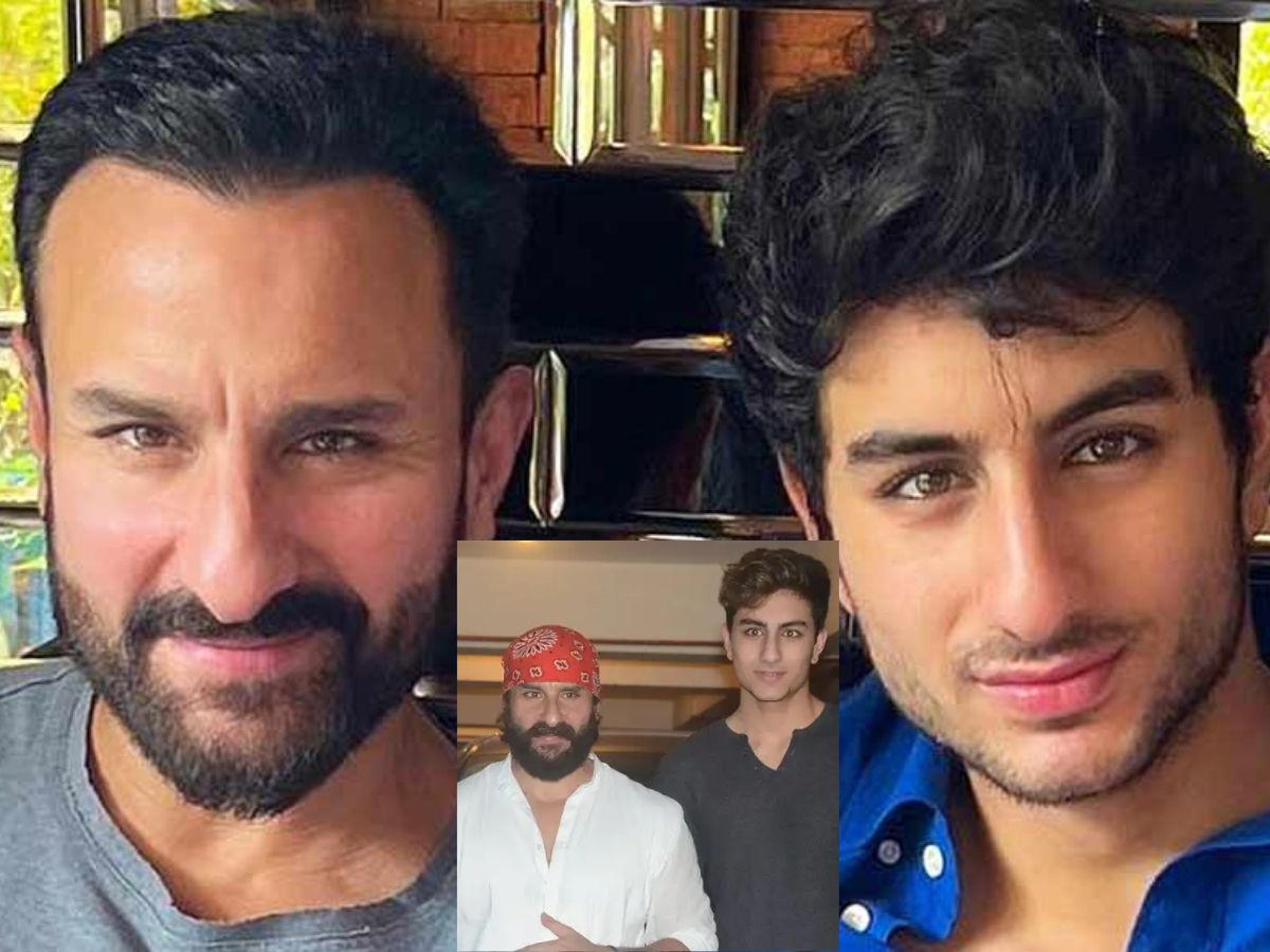Saif Ali khan and Ibrahim Ali Khan