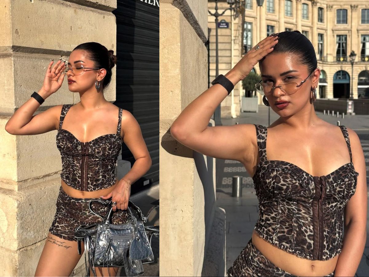 Leopard print co-ord set