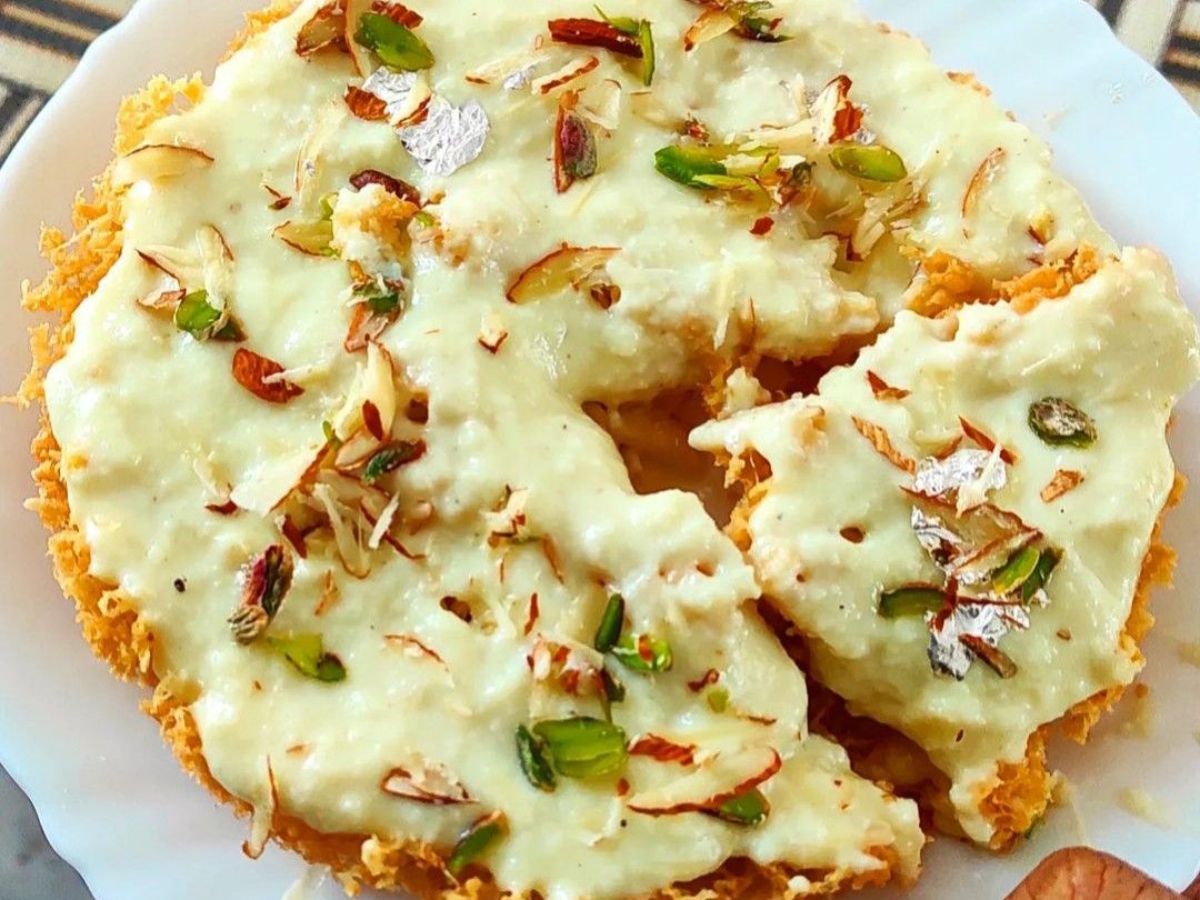 Rajasthan- Ghewar and Dal Baati Churma