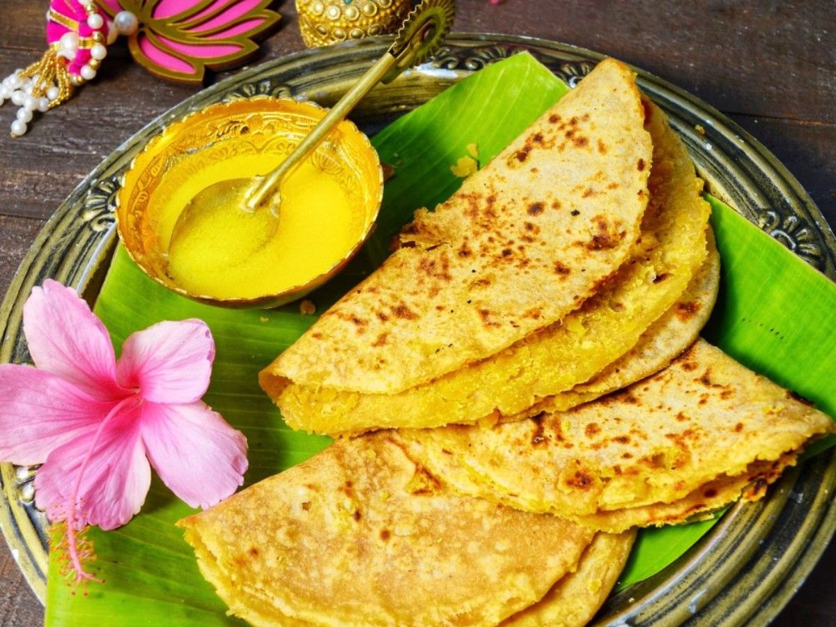 Maharashtra- Shrikhand and Puran Poli