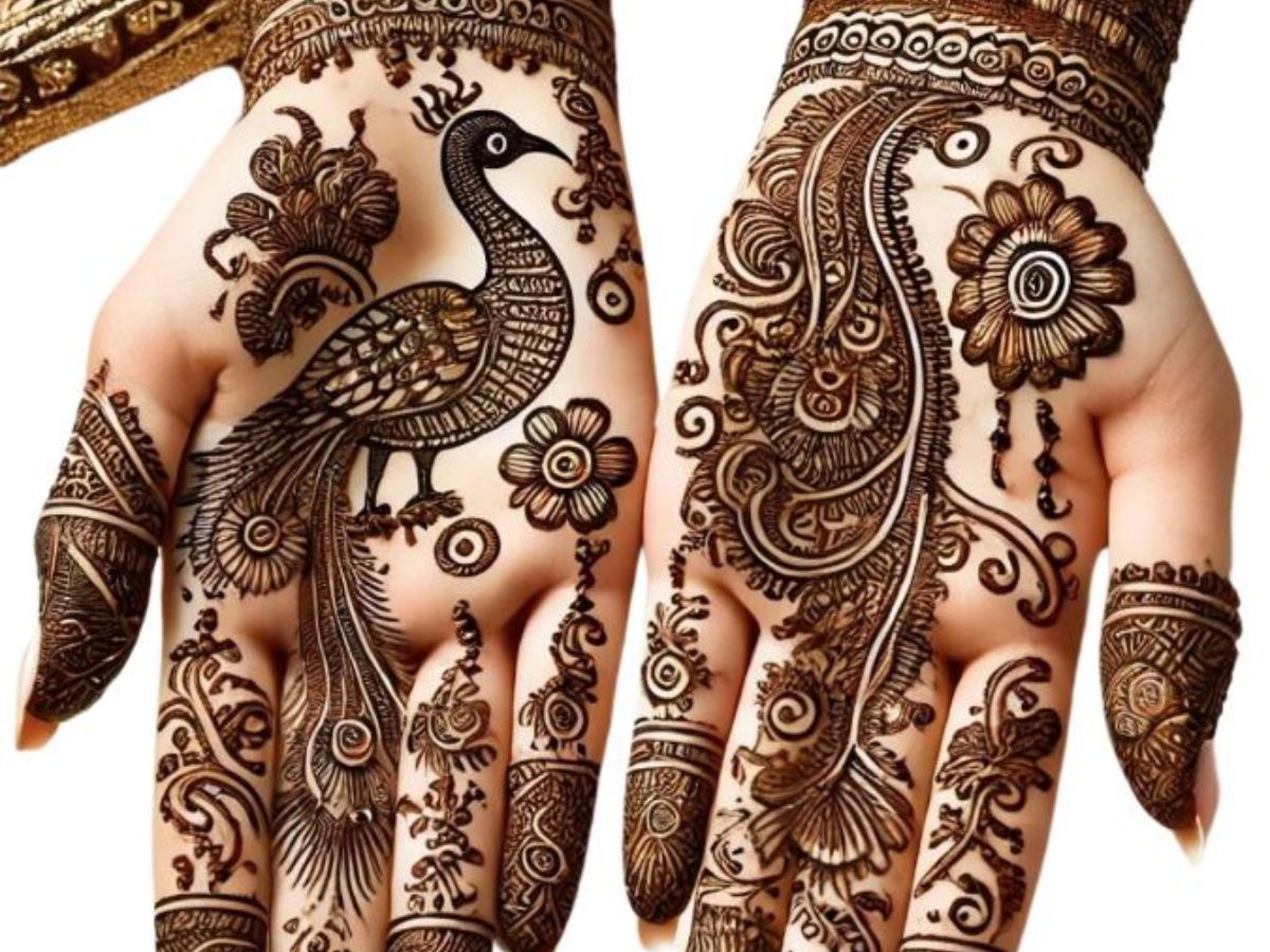 Peacock Design Mehendi