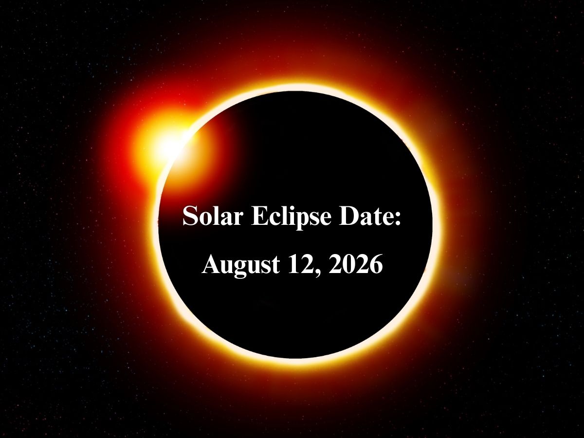 Solar Eclipse Date: August 12, 2026 (Total Solar Eclipse)