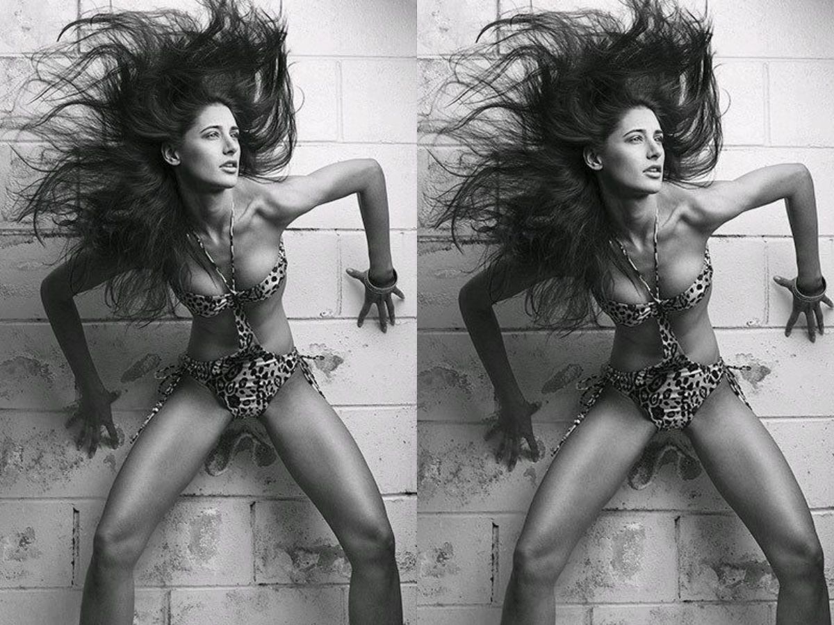 Leopard print bikini