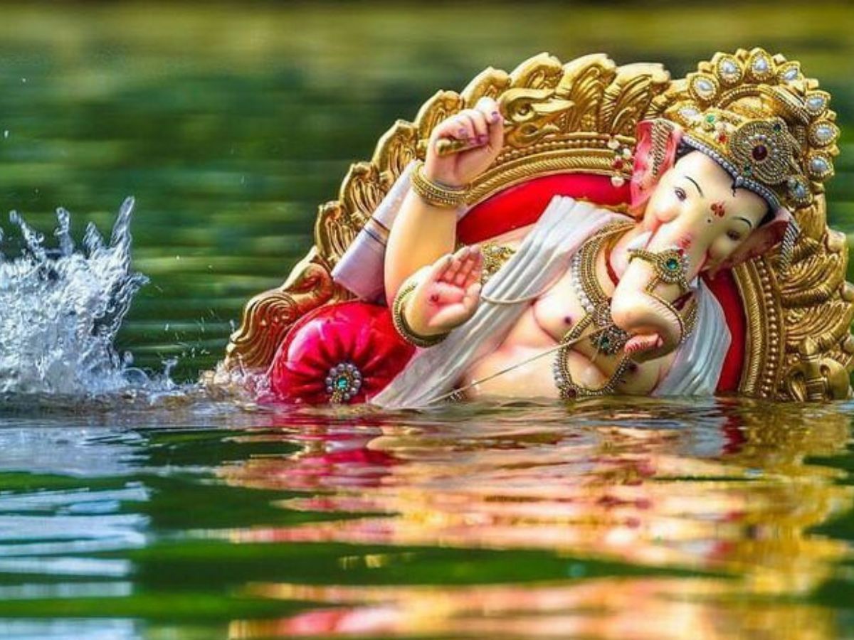 Dry Ganpati Visarjan