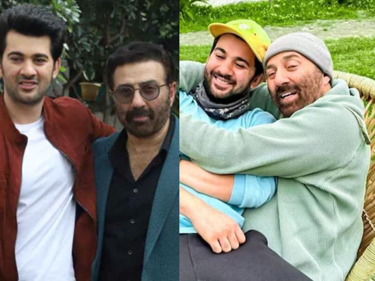 Sunny Deol and Karan Deol