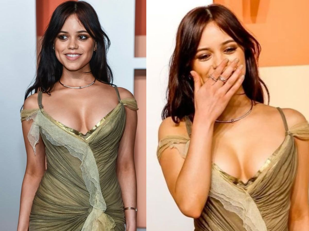 Golden Deep Neck Dress