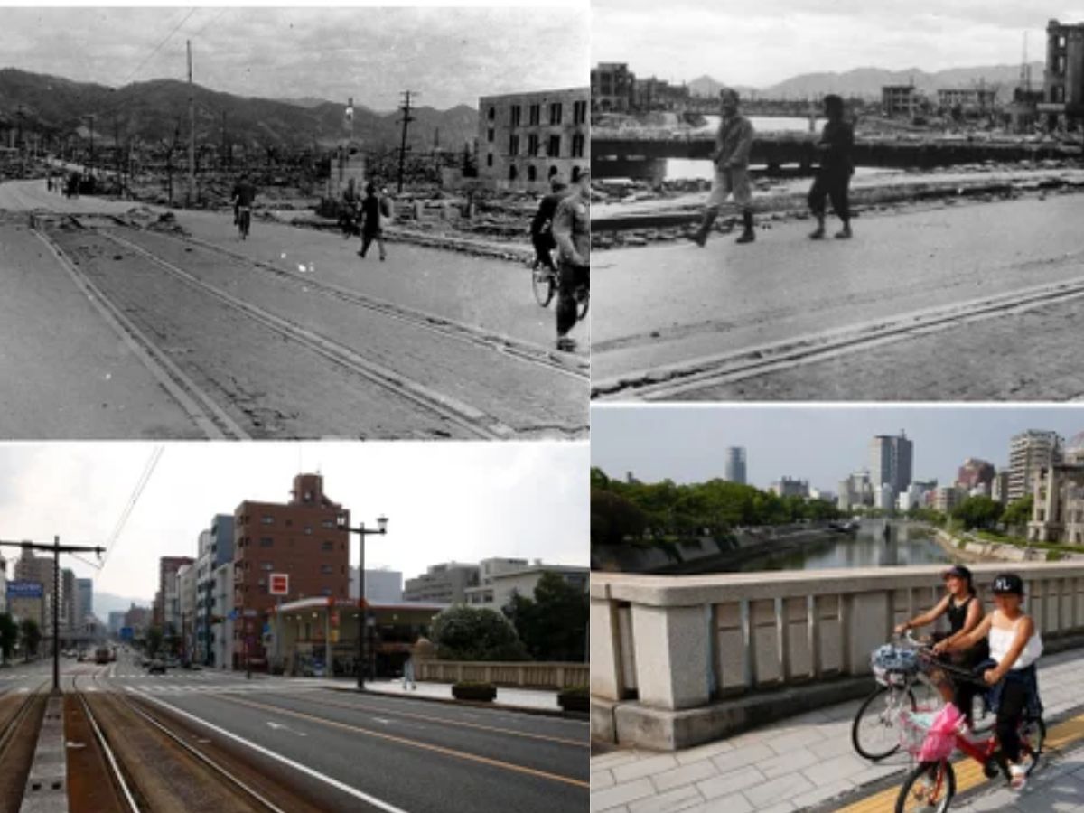 Then vs Now: A Time-Lapse of 80 Years