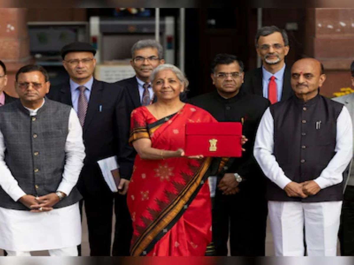 Budget 2023 – Red Silk with Kasuti Embroidery