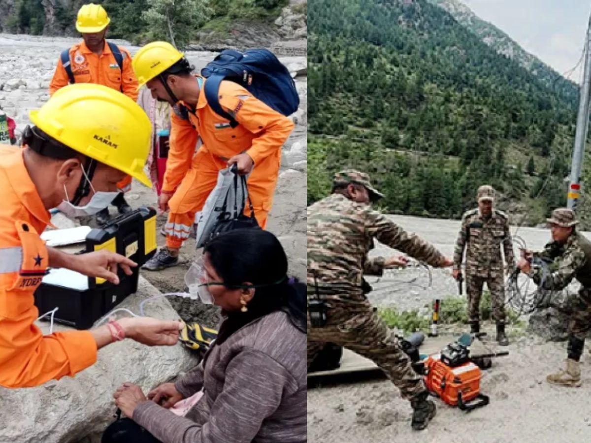 National News- Indian Army Restores Connectivity and Rebuilds Bridges in Flood-Struck Harsil Under 'Operation Dharali'
