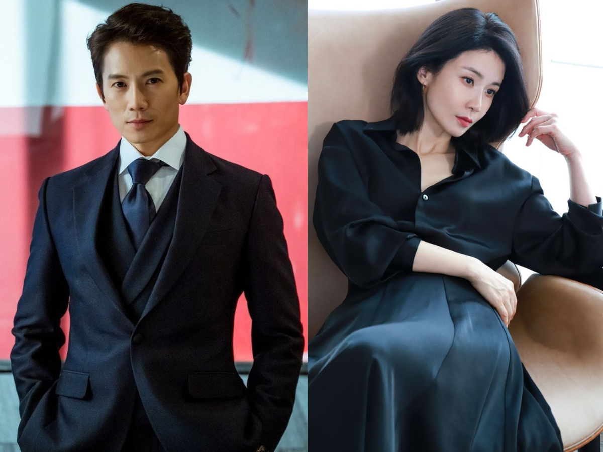 Ji Sung and Lee Bo-young