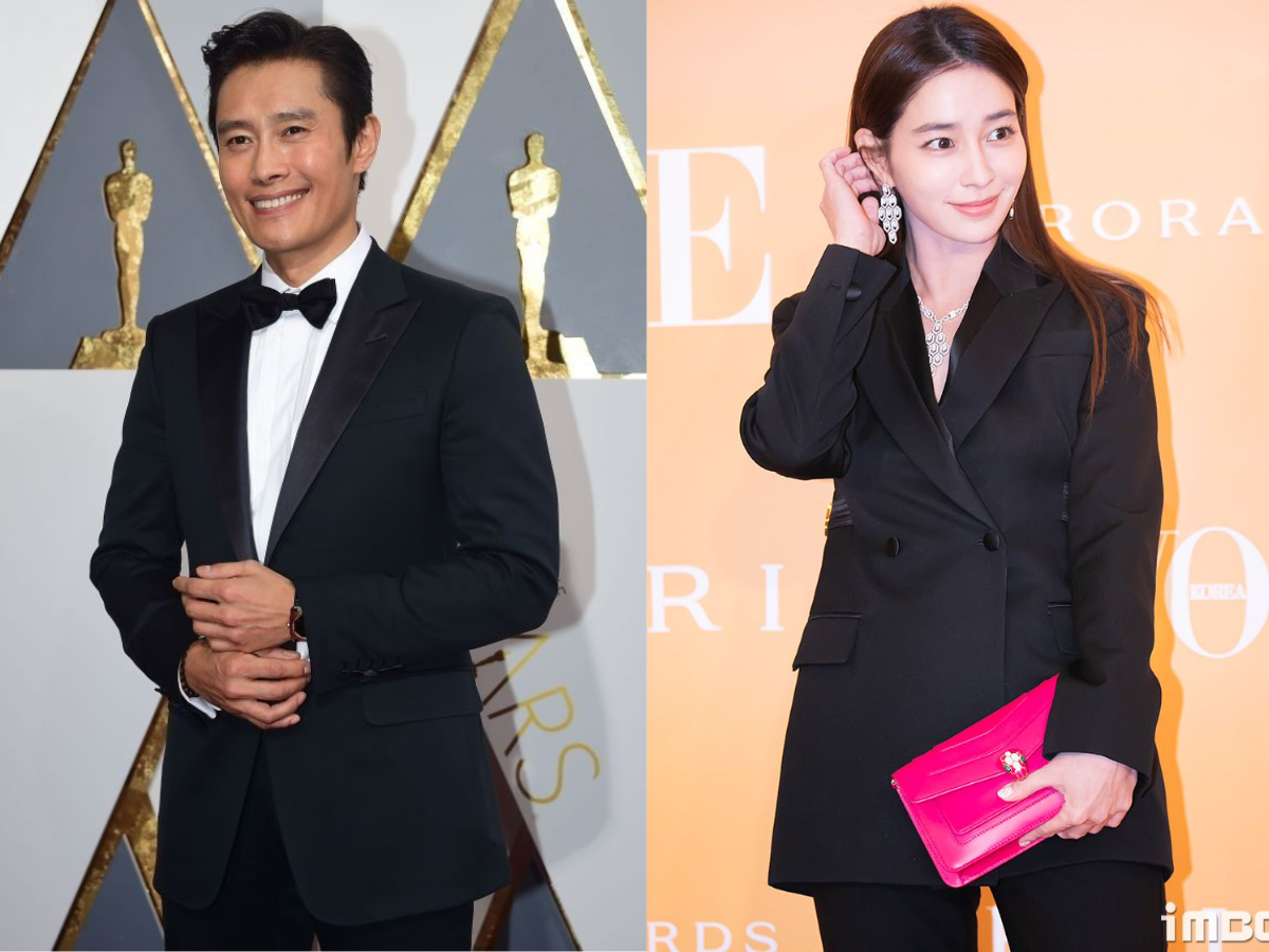 Lee Byung-hun and Lee Min-jung