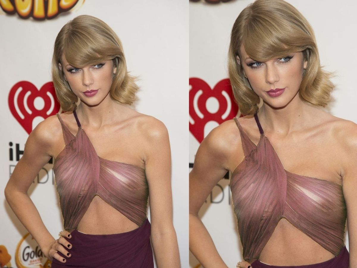Taylor Swift in Sheer Dress