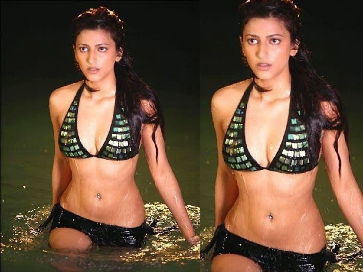 Shruti Hassan in Halter Neck Bikini