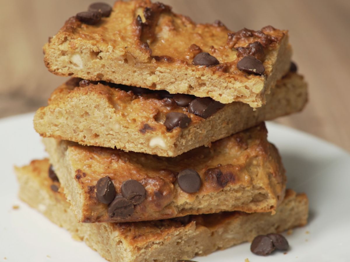 Chickpea Protein Blondies