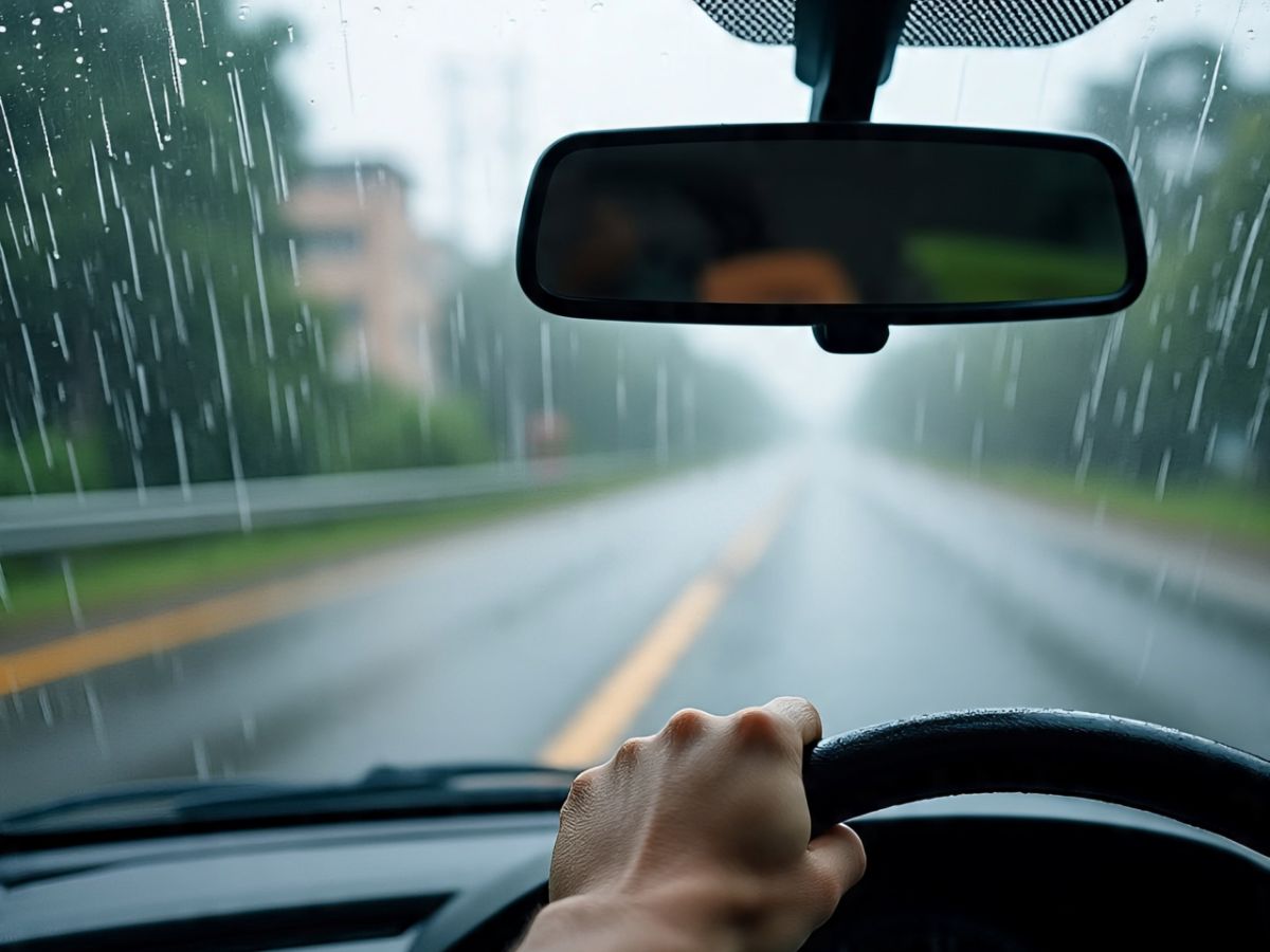 Use your Wipers and Defoggers