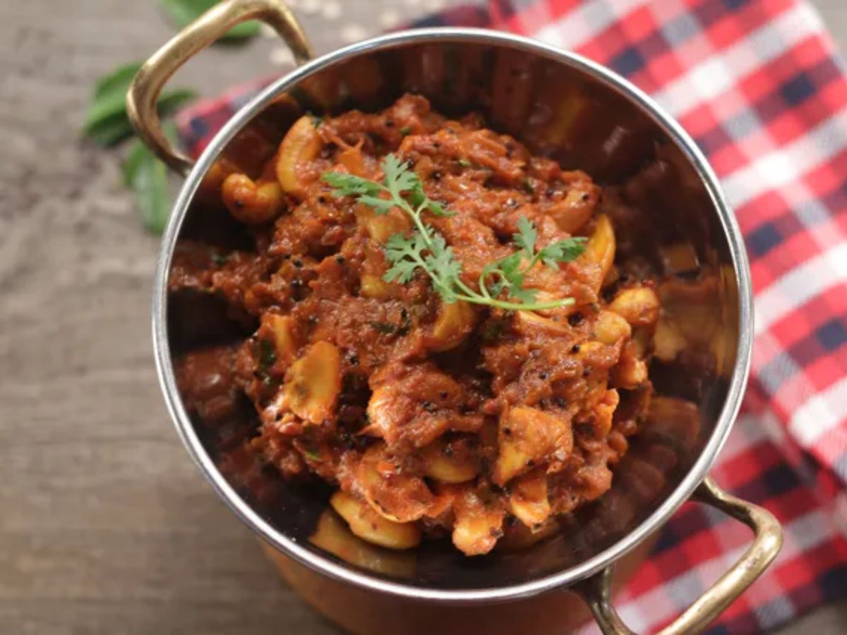 South Indian Mushroom masala