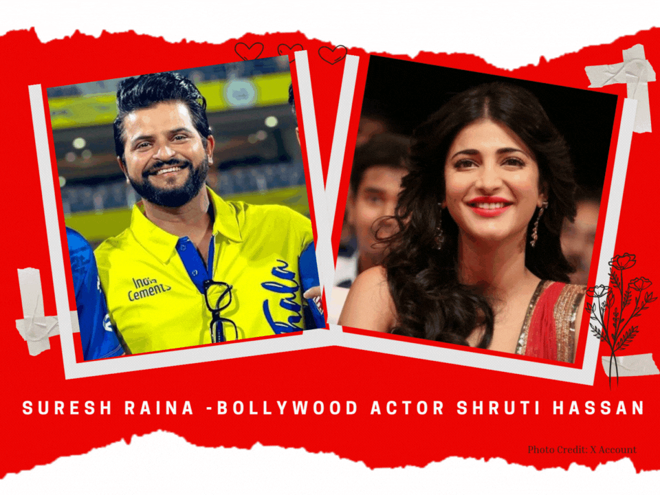 Suresh Raina with Shruti Hassan