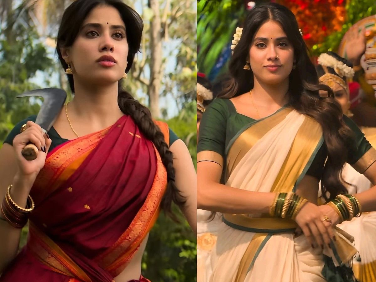 Janhvi Kapoor Sarees From Param Sundari