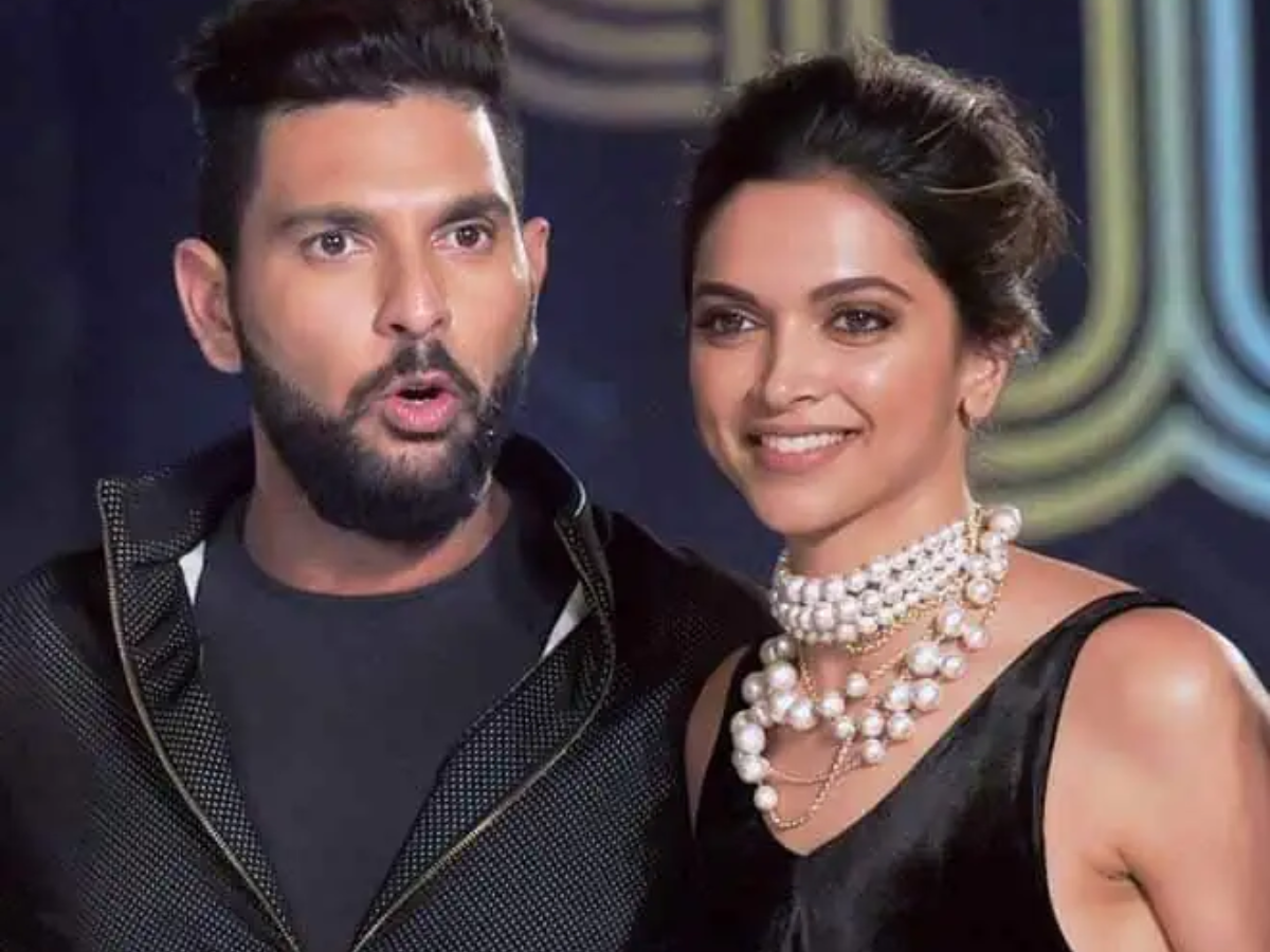 Deepika Padukone with Yuvraj Singh