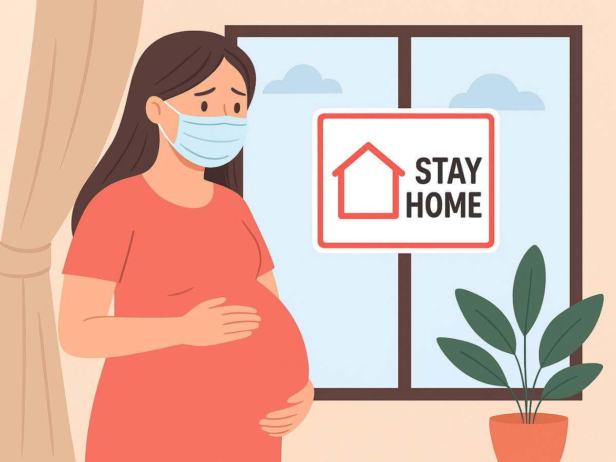 Pregnant women should not go out of the house during a lunar eclipse (Pic Credit: AI-Generated Image)