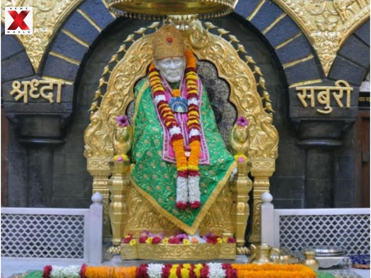 Shirdi Sai Baba Temple, Maharashtra- ₹1,800 to ₹2,000 crore