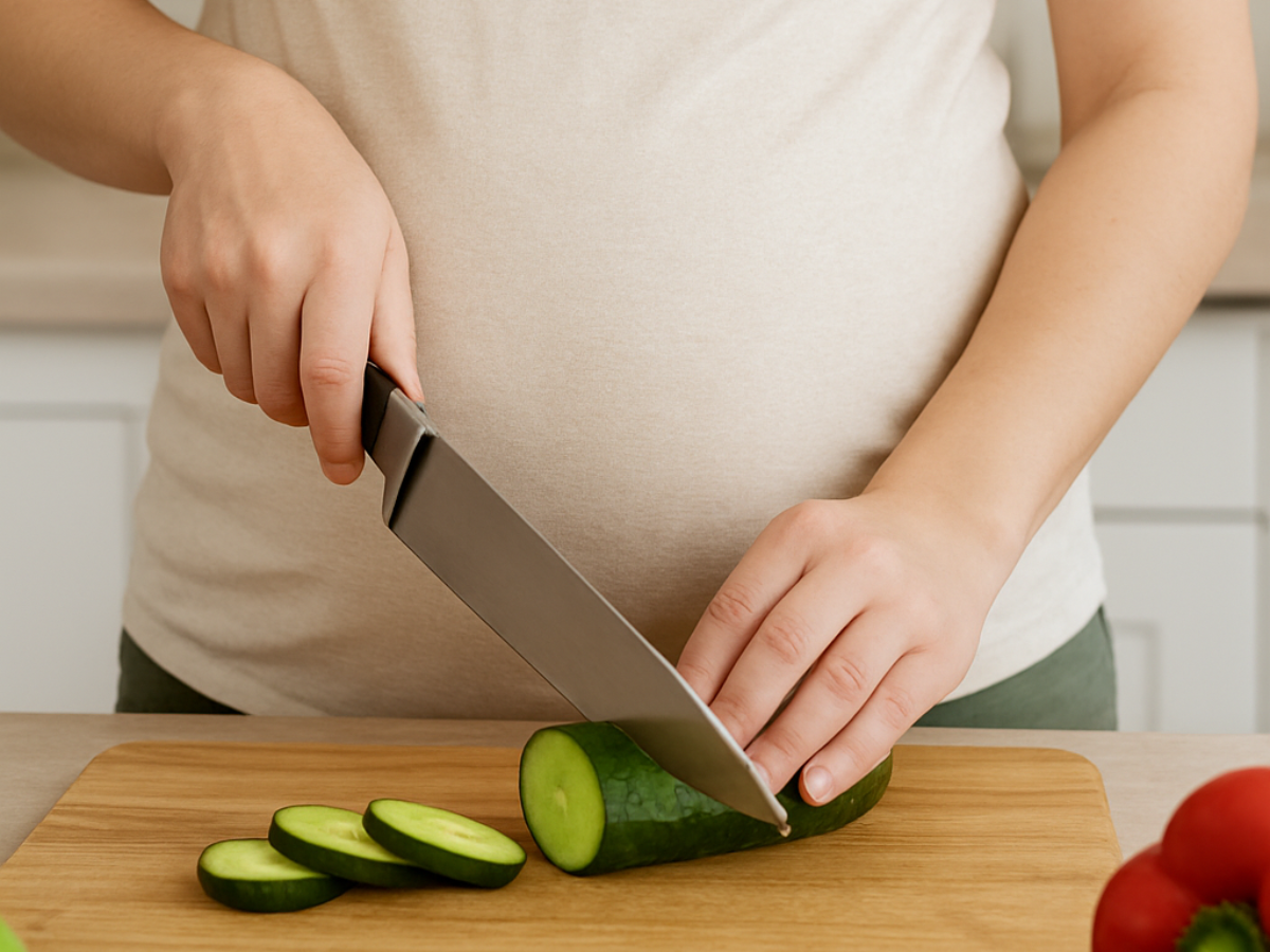 Pregnant women should not use sharp or pointed objects like blades, scissors, etc., during a lunar eclipse (Pic Credit: AI-Generated Image)