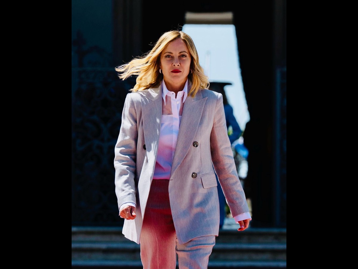 Giorgia Meloni is the first woman prime minister of Italy