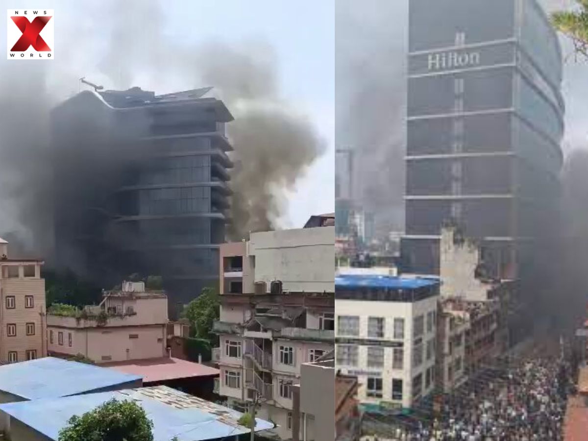 Nepal Protest, Vandalism Done By Gen Z- Hilton Hotel