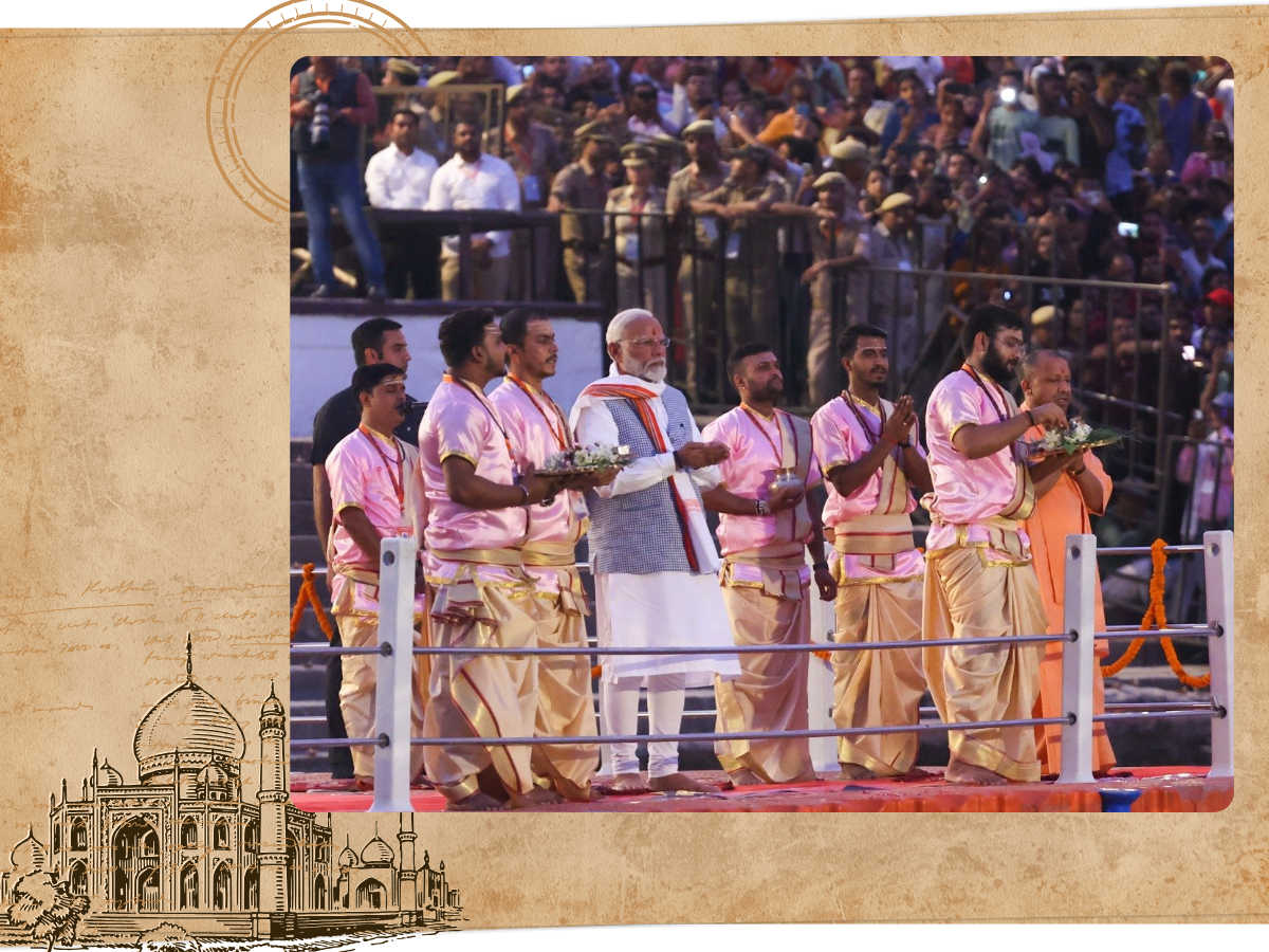 Ganga Aarti at Varanasi Ghats