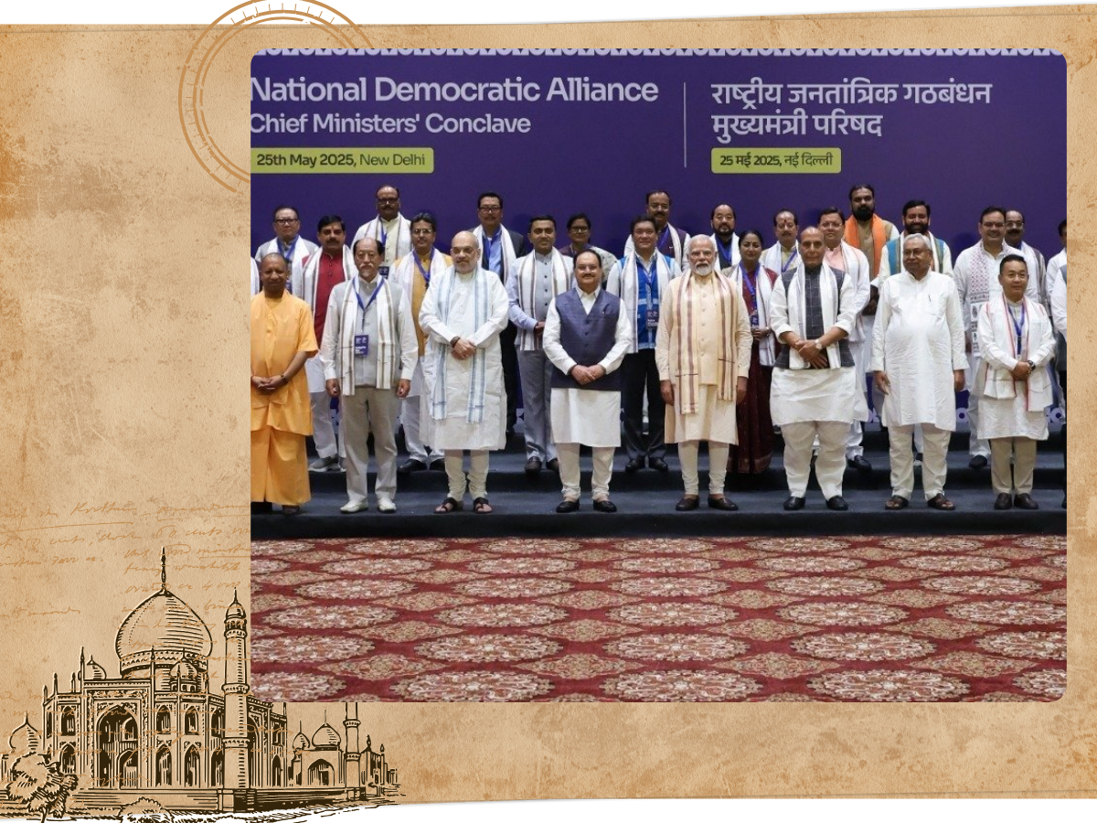 PM Modi At in the NDA Chief Ministers' Conclave in Delhi