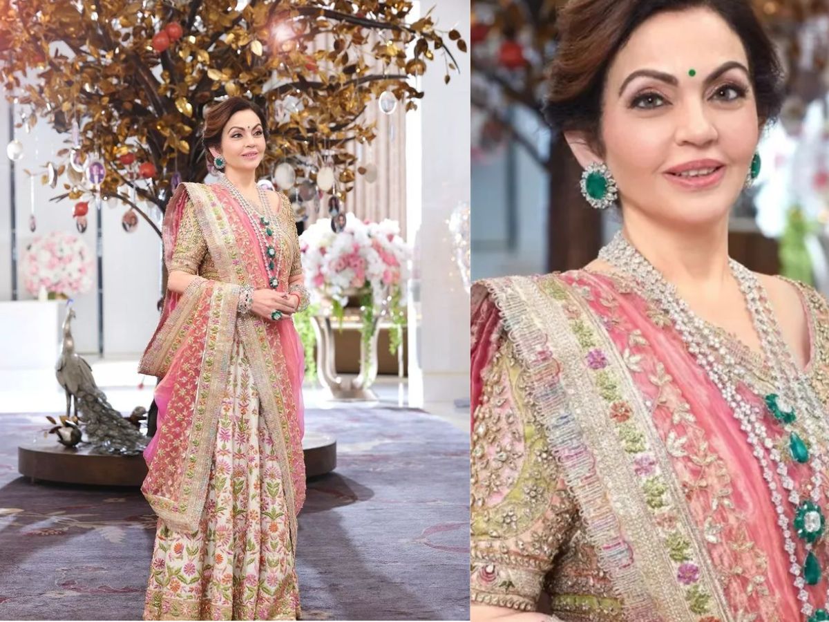 Nita Ambani in Garba Night Outfit