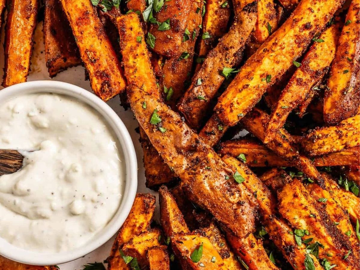 Sweet Potato Skin Fries