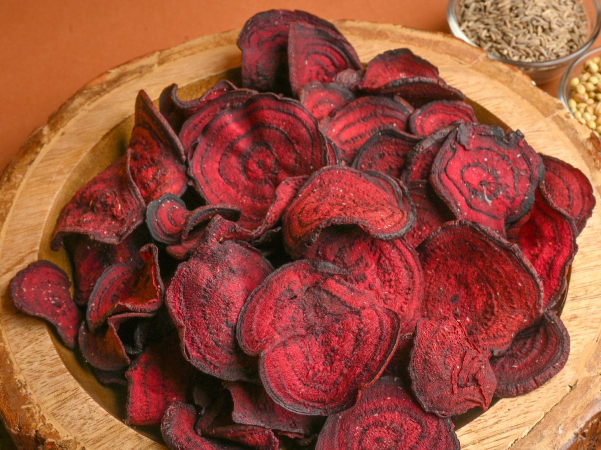 Beetroot Stalk Chips