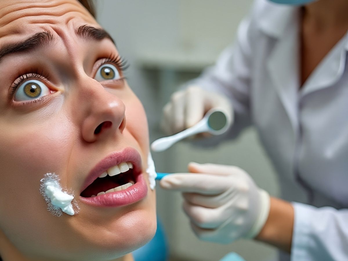 Not Flossing or Rinsing