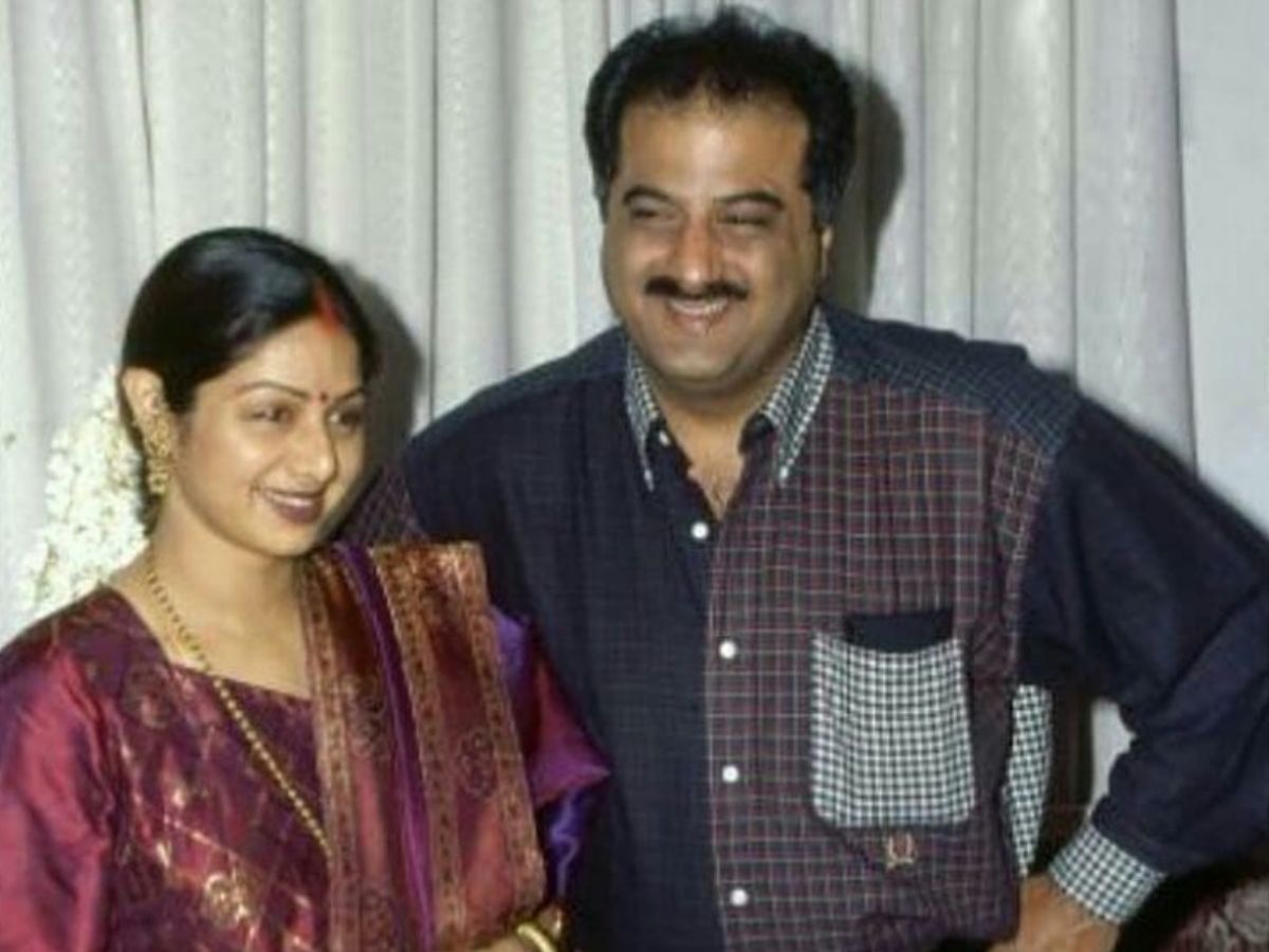 Boney Kapoor and Sridevi
