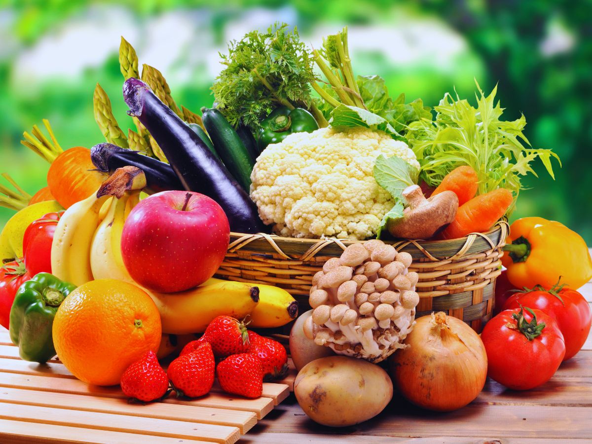 Vegetables and fruits